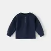 Ropa Infantil 2026 Otoño/Invierno Nuevas Llegadas Niños Ropa Interior Gruesa Camiseta de Manga Larga Comercio Exterior Europeo y Americano Top para Bebé Tendencia