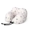 Almohada Personalizada en Forma de U de Seda Helada, Almohada Refrigerante para el Cuello, Se Puede Añadir Logo, Regalo Promocional, Almohada para Coche y Aviación, Almohada en Forma de U de Espuma Viscoelástica