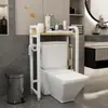 Estante de Baño de una Sola Capa Encima del Inodoro, Estante de Pie Detrás del Inodoro
