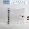 Cubierta de Planificador Transparente Simple A5A6 Almacenamiento Carpeta Recargable Cuaderno Cubierta de Carpeta de Hojas Sueltas de PVC