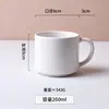 Canecas personalizadas para atacado transfronteiriço, copos de água simples e criativos em branco para presentes com estampas e logotipos, canecas de cerâmica