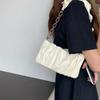 2026 Diseño de Nicho Nuevo Bolso de Verano para Mujer Bolso Nube de Cuero Suave Bolso de Cadena Plegado Bolso de Hombro Cruzado Debajo del Brazo Bolso Pequeño