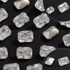 Zircón Irregular Geométrico AAA Chapado Zircón de Espalda Puntiaguda Diamante Multifacético Deslumbrante Arte de Uñas DIY Cristal Sintético Zircón