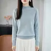 Suéter de punto de primera línea listo para usar con diseño de ondas huecas, textura de patrón de ondas, de alta gama, sin costuras, cómodo, ligero, versátil para primavera y otoño.