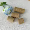Cinta de Encaje de Cuerda de Cáñamo Estilo Bosque Retro con Flores para Envolver Regalos, Accesorios de Empaque Hechos a Mano para Bricolaje