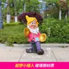 Escultura de Personagem de Desenho Animado Grande de Fibra de Vidro para Exterior Anão da Branca de Neve Artesanato Enfeites Decorativos para Jardim de Infância