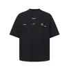 Camiseta de Manga Corta con Texto en Inglés Multiposición para Hombre, Nuevo Estilo Primavera/Verano, Top Casual Holgado Juvenil para Mujer, Moderno