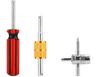 Destornillador de núcleo de válvula de coche de comercio electrónico transfronterizo mango rojo cabeza simple llave de núcleo de válvula llave de núcleo de válvula