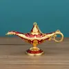Lámpara Mágica de Aladino Lámpara Mágica de los Deseos de Lujo Retro Creativa Artesanías de Metal Decoración para el Hogar Adornos Rusos