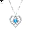 Nuevo collar de corazón flor dopamina, accesorio de lujo ligero de alta gama, diseño de nicho moderno, cadena versátil para la clavícula