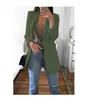 Nuevo Cárdigan de Color Sólido Ajustado y Elegante Blazer para Mujer de Amazon Otoño e Invierno 2026 Transfronterizo