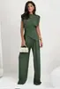 2025 Europa y Estados Unidos transfronterizo verano nuevo estación independiente AliExpress moda color sólido irregular traje femenino nicho lujo