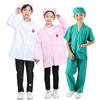 Amazon Venta al por Mayor Transfronteriza Ropa de Médico para Niños Ropa de Enfermera Juego de Roles Casa de Juego Jardín de Infancia Bata Blanca