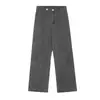 Estilo Americano Verano Vibras Originales Moda Urbana Marca Jeans Rectos Sueltos Pierna Ancha Pareja Pantalones Hip-Hop