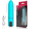 Nuevo Mini Vibrador de Labial con 7 Frecuencias de Vibración y Carga USB para Mujeres, Huevo Vibrador Bala, Dispositivo de Masturbación, Juguetes Sexuales para Adultos al Mayoreo