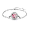 Pulsera de acero titanio con incrustaciones de diamantes calada tipo hilo de aromaterapia para difusión de aceites esenciales Pulsera con patrón de árbol de la vida europeo y americano venta al por mayor