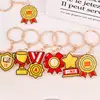 Lindo Llavero de Recompensa, Premio para Estudiantes de Primaria, Colgante Decorativo de Acrílico para Bolsa, Colgante de Medalla de Elogio, Pequeño Regalo