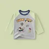 Camiseta de manga larga para niños, primavera y otoño, algodón puro, ropa para niños y niñas, tops de bebé, camisa de bebé, ropa exterior, clase A