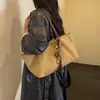 Bolsa de lona de gran capacidad para mujer, nueva bolsa de mano casual de otoño 2026 para la escuela y el trabajo, de hombro y de mano
