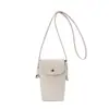 Bolso para mujer 2026 nuevo portátil de alto valor color liso otoño e invierno bolsa para teléfono bolsa para llaves monedero bolso pequeño mini de un solo hombro