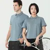 Camisa Casual de Solapa para Cultura Corporativa para Hombres y Mujeres, Camiseta de Manga Corta, Estampada Bordada a la Moda, Nueva Camisa Polo