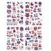 Tatuagens Adesivas Transfronteiriças da Amazon para o Novo Dia da Independência Americana Festa Presentes de Feriado Adesivos para Rosto com Bandeira dos EUA Adesivos de Tatuagem