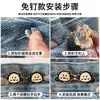Hebilla Ajustadora de Cintura para Jeans sin Costuras, Cierre Ajustable para Cintura, Herramienta para Apretar la Cintura de los Pantalones, Hebilla de Ajuste Elástico para Pantalones