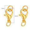 Pulseira Colar Fecho Lagosta Liga 10-14mm Fecho Loop Único Combinação Atacado Artesanal DIY Materiais de Joias Acessórios