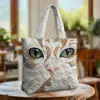 Modelo Nuevo 2026 Bolso de Hombro Acolchado de Algodón con Estampado Digital 3D de Moda para Tiendas Independientes Transfronterizas