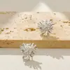 Pendientes de Zirconia de Fuegos Artificiales de Alta Gama, Modernos y Versátiles, Joyería de Lujo Ligero y Elegante