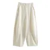 Ropa de Mujer 2026 Principios de Otoño Nuevo Estilo Coreano Pantalones Acortados de Moda Versátiles Adelgazantes Pantalones de Tijera Casuales de Algodón para Mujeres Petites