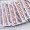 Joyería para Uñas Parche de Perla de Agua Dulce Natural Perla Base Agujero Medio Perla Hecho a Mano DIY Joyería Pendientes Pinzas para el Cabello Accesorios