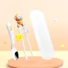 Palillos para niños transfronterizos al por mayor palillos de silicona para aprender palillos auxiliares uno o dos palillos ortopédicos palillos de entrenamiento para bebés de 2 a 4 años