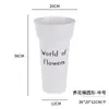 Cubo Transparente de Acrílico para Flores, Cubo Grande de Agua Profunda para Ramo de Flores, Cubo para Arreglos Florales para Floristas