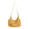 2026 Nueva Bolsa de Bolas de Masa de Tela de Nylon de Gran Capacidad para Mujeres, Bolso Cruzado de Hombro Versátil de Estilo Deportivo Casual de Nicho
