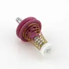 Correa polea de guía cerámica resorte tensor alambre de acero clip guía prensatelas guía de hilo tensor anti-salto accesorios textiles