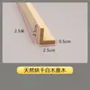 Novas Molduras de Borda de Teto Estilo Chinês, Friso Decorativo de Madeira Maciça, Friso Pintado, Tiras Protetoras de Canto em L-Shape 7-Shape, Tiras Decorativas