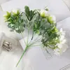 Ramo de boda de rosa artificial estilo ins transfronterizo, flores de seda para boda, decoración del hogar flores artificiales al por mayor