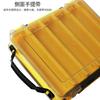 Caja de Almacenamiento de Señuelos Extra Grande, Caja Grande para Almacenar Señuelos Falsos, Caja de Madera de Doble Cara para Camarones con Asa, Caja para Equipo de Pesca