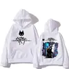 Sudadera Unisex de Moda con Estampado de Gato Callejero, Camiseta Deportiva de Algodón, Suéter con Estampado de Videojuegos, Ropa Urbana para Mujer