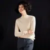 Novedades Otoño-Invierno 2025 Prendas de Punto de Cachemira, Prendas de Punto de Cachemira de Cuello Alto de Primera Línea Listas para Usar, Prendas de Punto Base para Mujer