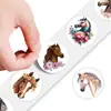500 pegatinas 14 animales reciclados caballo rollo pegatinas escritorio funda de teléfono móvil taza libro de mano pegatinas transfronterizas al por mayor