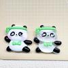 Tarjeta grande panda joyería diy material hecho a mano flor de zapato accesorios parche de sombrero tocado accesorios de resina venta al por mayor