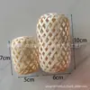 Colgante de Linterna y Campana Decoración para Colgar en el Coche Colgante de Linterna Pequeña Mini Cesta de Bambú Adorno de Campana Decoración de Ambiente para Casa Nueva