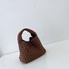 Bolso para Mujer 2026 Nuevo Celebridad de Internet Coreana Retro Mini Bolso Cuadrado Pequeño con Cadena Tejida Bolso Madre-Hija Bolso de Hombro Cruzado