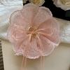 Pinza de Ballet Giratoria Encaje Dulce Lazo de Encaje Adorno para el Cabello Estilo Coreano Cola de Caballo Suave Pinza de Tiburón Pasador para el Cabello Mujeres