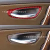 Adecuado para 08-13 Serie 1 de BMW Adhesivo Decorativo de Marco para Manija de Puerta Interior de Coche de Fibra de Carbono