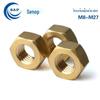 Material H59 Porca Sextavada de Cobre Porca de Cobre Liga de Cobre Latão Tampa de Parafuso Sextavado M8M10M12M14M16M27