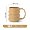 Taza de Cerámica Personalizada con Forma de Rueda Gruesa Círculo Estilo Ins Creativa Irregular para Café Leche Regalo Transfronterizo