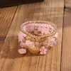 Pulseira Boêmia Nova de Estrela do Mar com Cristal Multicamadas Estilo Étnico Retrô Conjunto de Pulseiras de Contas DIY para Beira-Mar